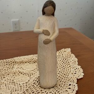 Willow Tree Cream and Brown “Cherish”Sculpture Art